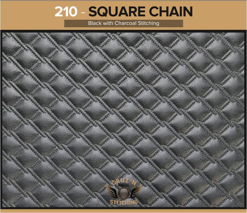Panel Chainstitch Square Chain | Cruzn Digital Stitching Insert Panel